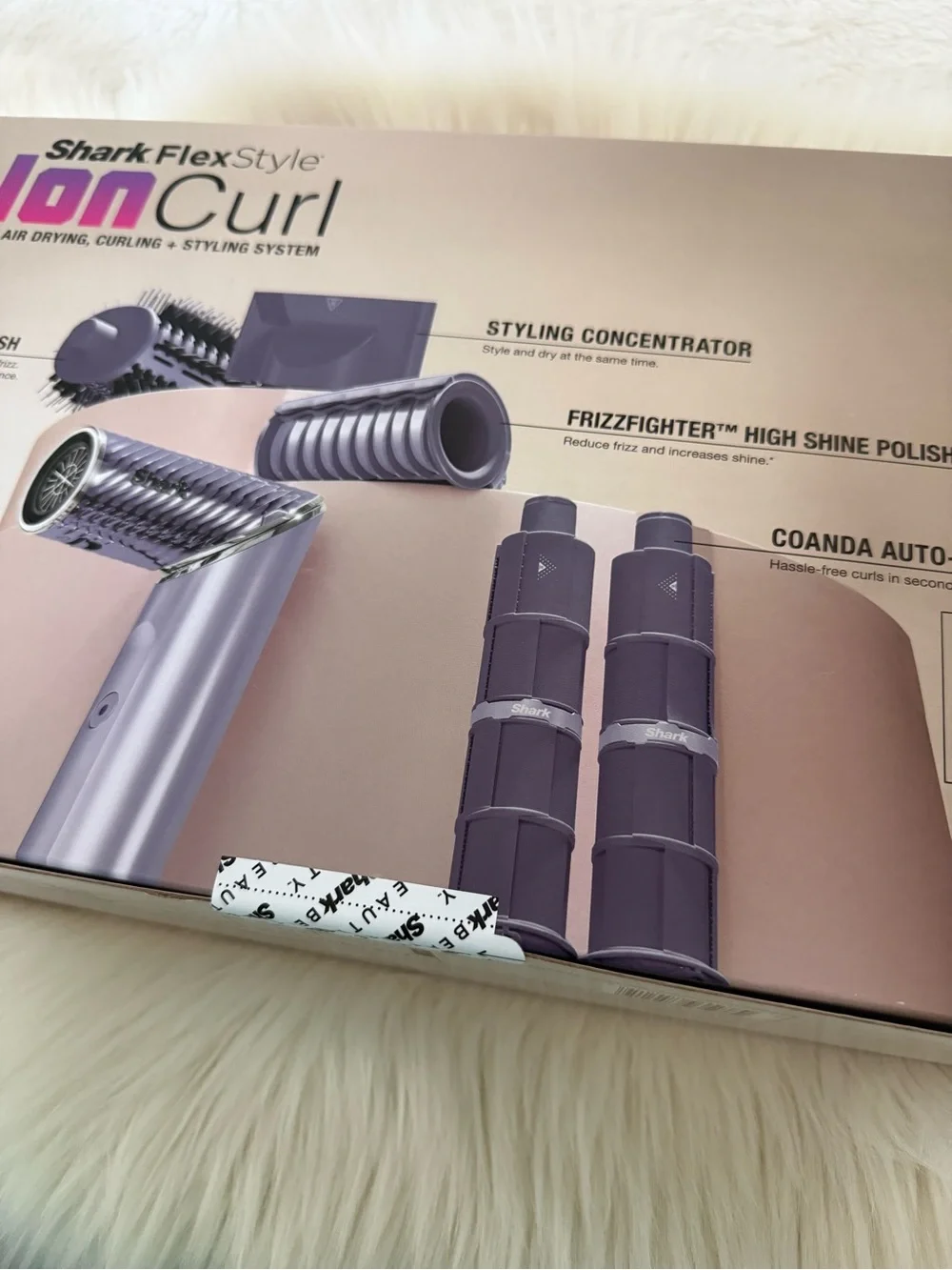 Shark Beauty Flex Style IonCurl Hair Styler in Lilac NEW